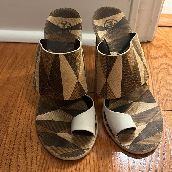 Tory Burch Block Heel Sandals - Picture 2 of 14